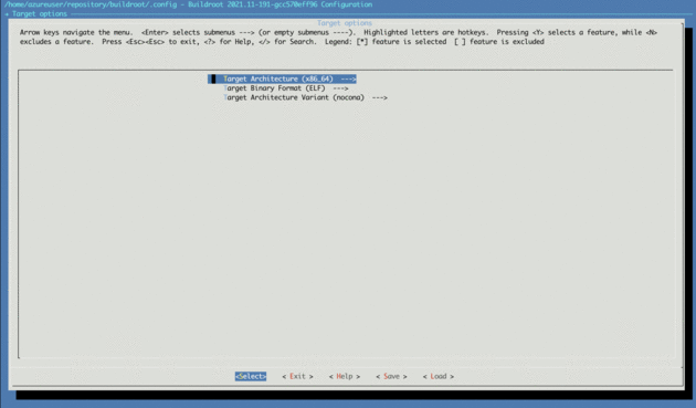 Menu Config
